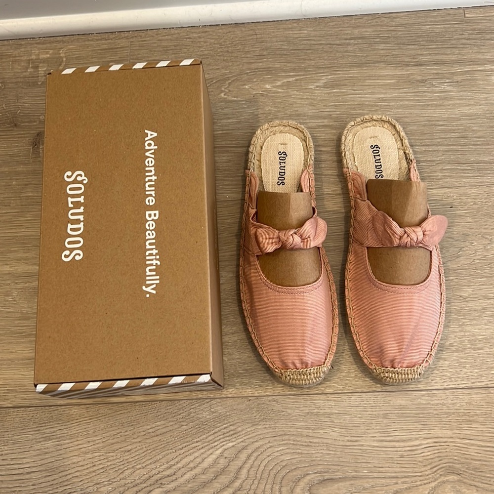 Soludos Espadrille Mule Blossom Pink 7.5